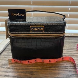 Bebe makeup box, black, NWT